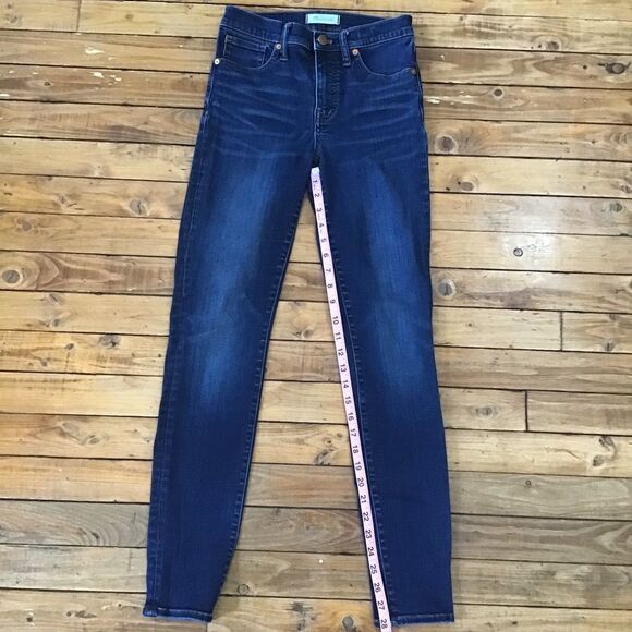 MADEWELL high rise skinny 9 » in 26 tall - Picture 10 of 14